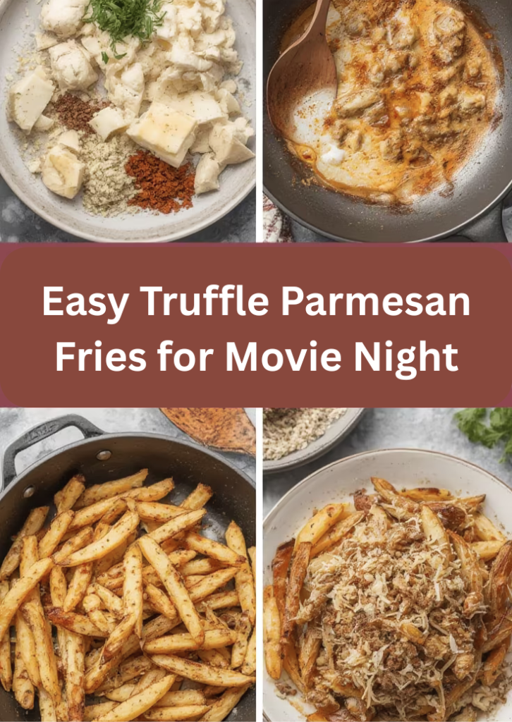 Did Someone Say Easy Truffle Parmesan Fries for Movie Night? steps