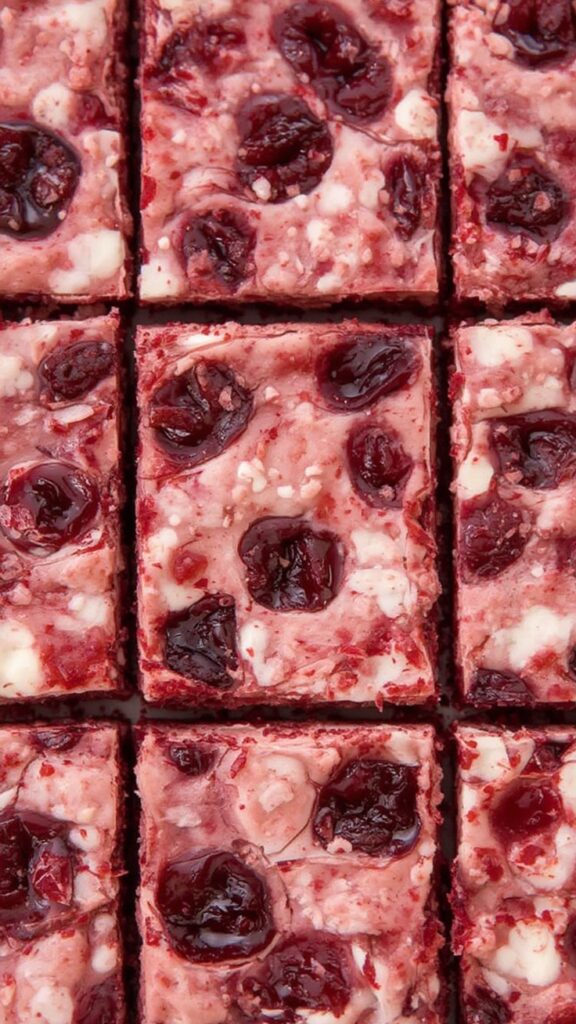 Ruby Red Cherry Bars That Disappear From Every Holiday Party