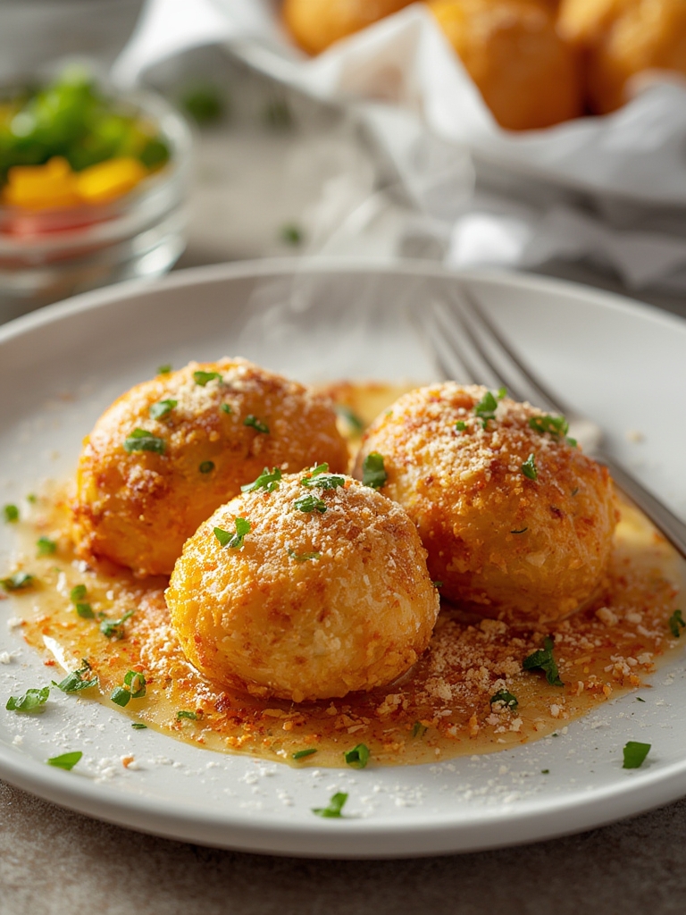 Parmesan Cloud Chicken Bombs