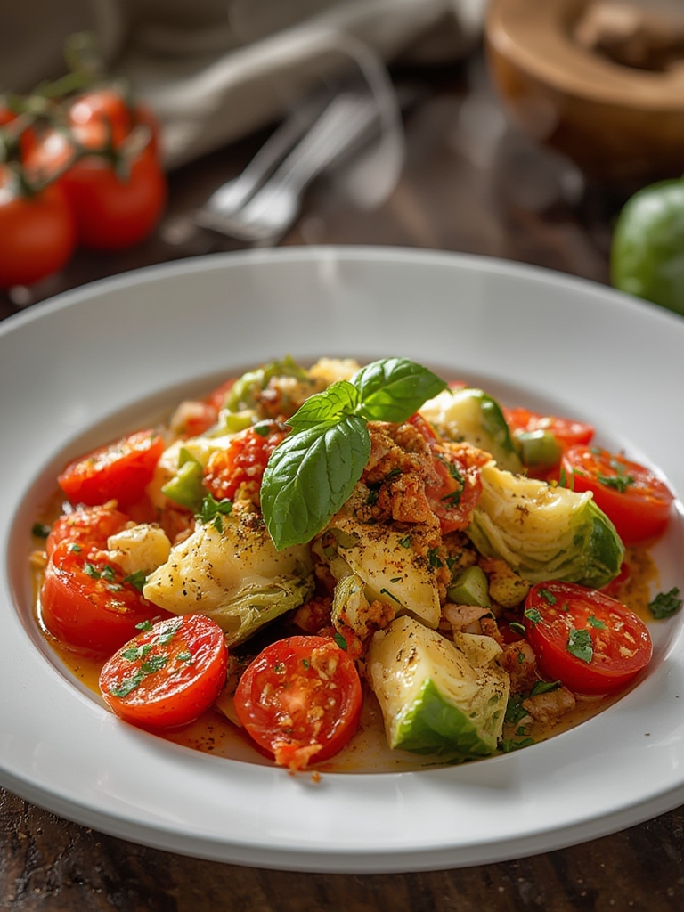 Tuscan Artichoke Tomato Salad