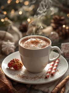 New Year's elf hot chocolate