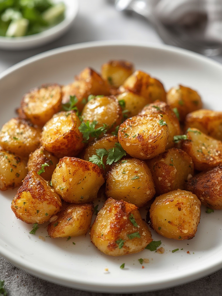 Crispy Garlic Butter Potatoes – Easy & Flavor-packed Side Dish Recipe